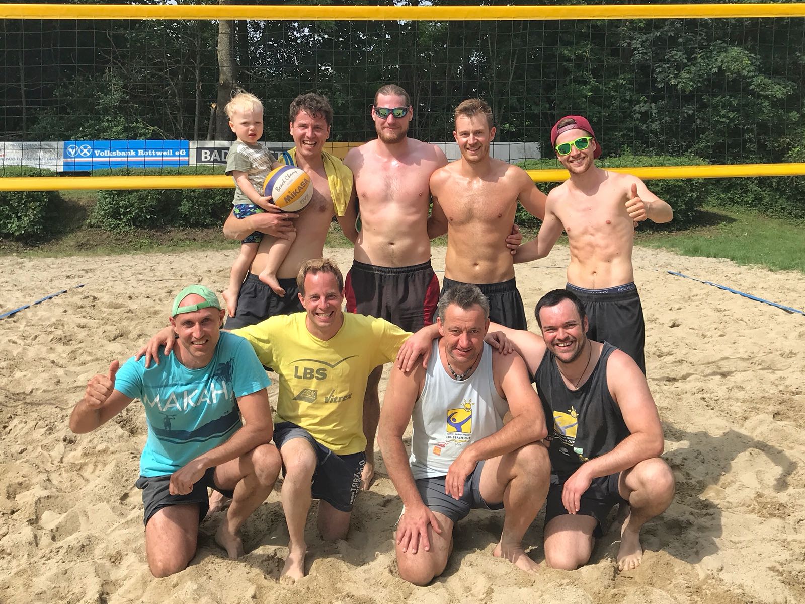 Die Finalisten des Rottweil Beach Cup 2018